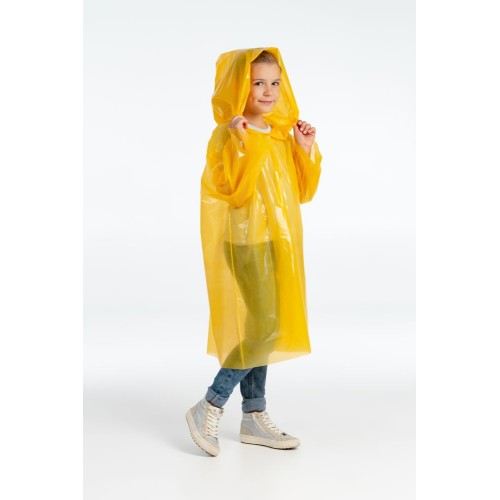 Купить Дождевик-плащ детский BrightWay Kids, желтый с нанесением логотипа