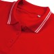 Купить Рубашка поло женская Virma Stripes Lady, красная с нанесением логотипа