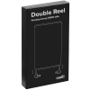 Купить Внешний аккумулятор Double Reel 5000 мАч, серебристый с нанесением логотипа