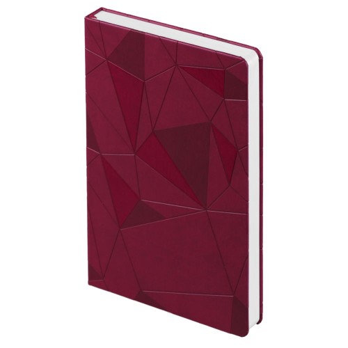 Купить Ежедневник Gems, недатированный, малиновый с нанесением логотипа