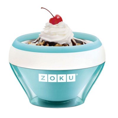 Купить Мороженица Ice Cream Maker, голубая с нанесением логотипа