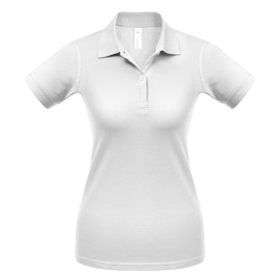 Купить Рубашка поло женская Safran Pure белая с нанесением логотипа