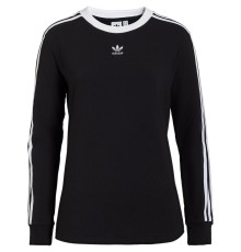 Футболка женская с длинным рукавом 3 Stripes LS, черная