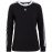 Футболка женская с длинным рукавом 3 Stripes LS, черная