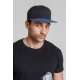 Купить Бейсболка Ben Hope с прямым козырьком, черная с серым с нанесением логотипа