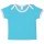 Футболка детская с коротким рукавом Baby Prime, бирюзовая с розовым Футболка детская с коротким рукавом Baby Prime, бирюзовая с розовым