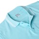 Купить Рубашка поло Virma Stripes, светло-бирюзовая с нанесением логотипа