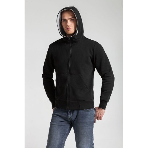 Купить Толстовка Kulonga Heavy Zip, серый меланж с нанесением логотипа