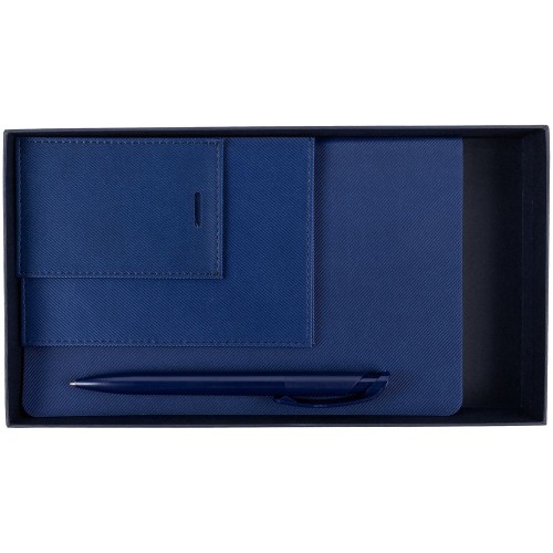 Купить Набор Twill Simple, синий с нанесением логотипа