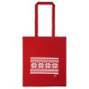 Купить Холщовая сумка «Скандик», красная с нанесением логотипа