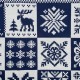 Купить Плед Norse, синий с белым с нанесением логотипа