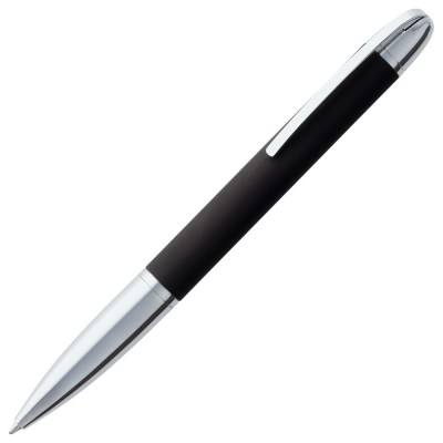 Купить Ручка шариковая Arc Soft Touch, черная с нанесением