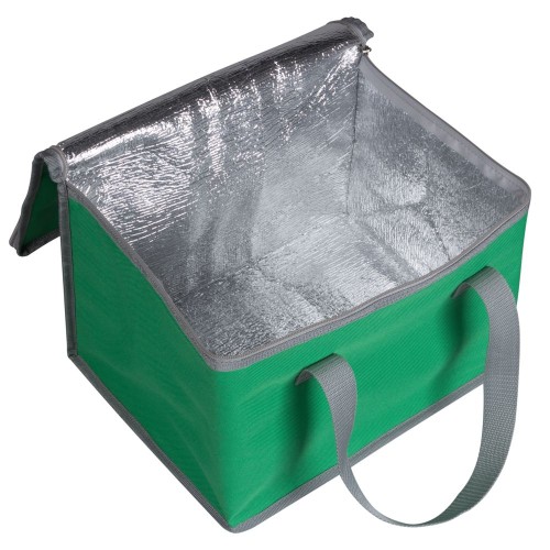 Купить Сумка холодильник Glacier, зеленая с нанесением логотипа