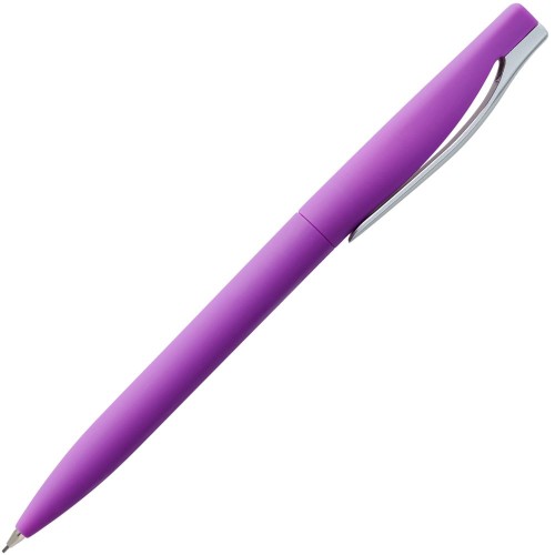 Купить Карандаш механический Pin Soft Touch, фиолетовый с нанесением логотипа