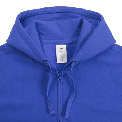Купить Толстовка мужская Hooded Full Zip ярко-синяя с нанесением логотипа