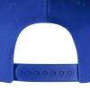Купить Бейсболка Unit Heat с прямым козырьком, двухцветная, ярко-синяя с черным с нанесением логотипа