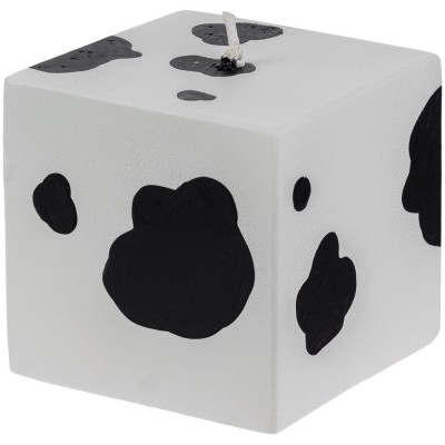 Купить Свеча Spotted Cow, куб с нанесением логотипа