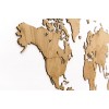 Купить Деревянная карта мира World Map Wall Decoration Exclusive, дуб с нанесением логотипа
