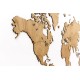 Купить Деревянная карта мира World Map Wall Decoration Exclusive, дуб с нанесением логотипа