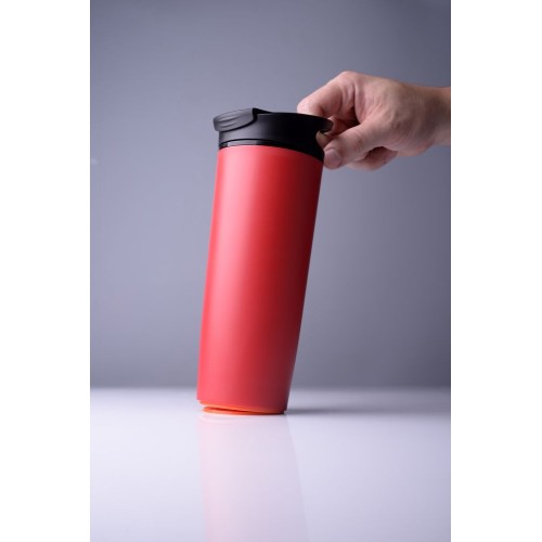 Купить Термостакан fixMug, красный с нанесением логотипа