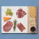 Купить Доска сервировочная Elements, камень и акация с нанесением логотипа