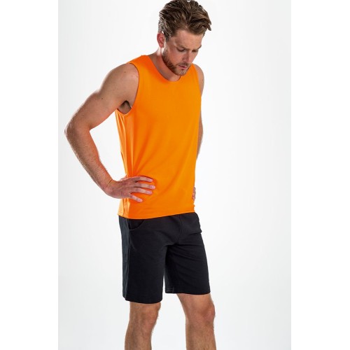 Купить Майка мужская SPORTY TT MEN, белая с нанесением логотипа Купить Майка мужская SPORTY TT MEN, белая с нанесением логотипа