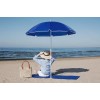 Купить Коврик пляжный Beach Republic, складной, синий с нанесением логотипа