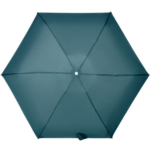Купить Складной зонт Alu Drop S, 4 сложения, автомат, синий (индиго) с нанесением логотипа