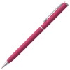 Купить Ручка шариковая Hotel Chrome, ver.2, матовая розовая с нанесением логотипа