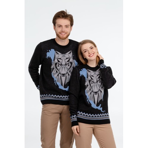 Купить Джемпер Totem Wolf, черный с нанесением логотипа