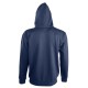 Купить Толстовка мужская Soul Men 290 с контрастным капюшоном, темно-синяя с нанесением логотипа