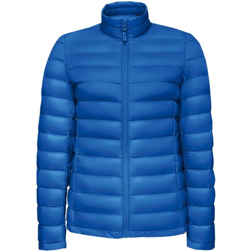 Купить Куртка женская Wilson Women, ярко-синяя с нанесением логотипа