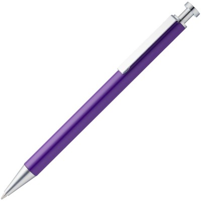 Купить Ручка шариковая Attribute, фиолетовая с нанесением
