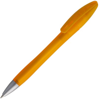 Купить Ручка шариковая Moon, оранжевая с нанесением логотипа