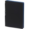 Купить Ежедневник Flexpen Black, недатированный, черный с синим с нанесением логотипа