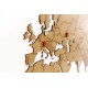 Купить Деревянная карта мира World Map True Puzzle Small, коричневая с нанесением логотипа