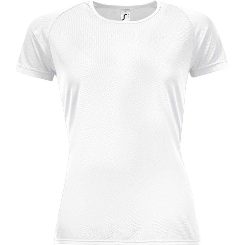 Купить Футболка женская SPORTY WOMEN 140, белая с нанесением логотипа Купить Футболка женская SPORTY WOMEN 140, белая с нанесением логотипа