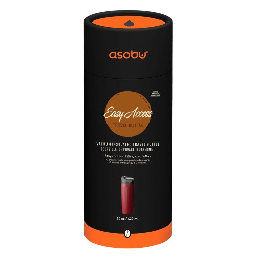 Купить Термокружка Easy Access, синяя с нанесением логотипа