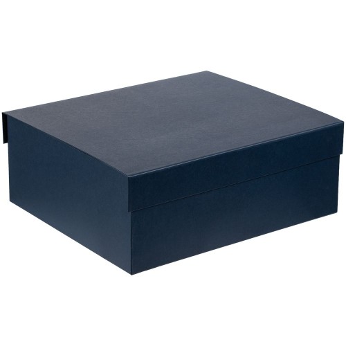 Купить Коробка My Warm Box, синяя с нанесением логотипа
