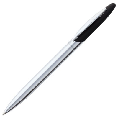 Купить Ручка шариковая Dagger Soft Touch, черная с нанесением