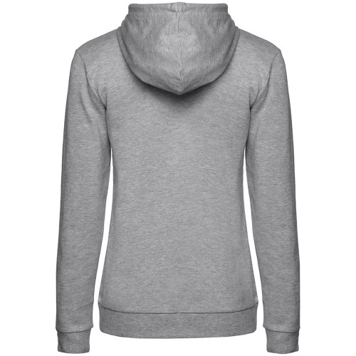 Купить Толстовка с капюшоном женская Hoodie, серый меланж с нанесением логотипа