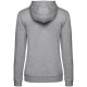 Купить Толстовка с капюшоном женская Hoodie, серый меланж с нанесением логотипа