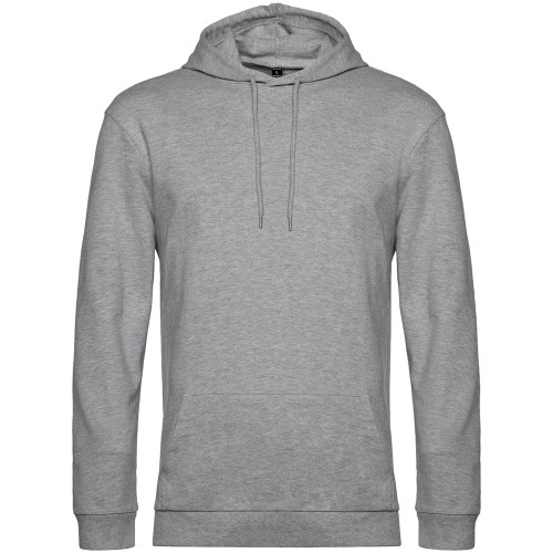 Купить Толстовка с капюшоном унисекс Hoodie, серый меланж с нанесением логотипа