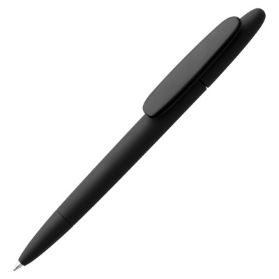 Купить Ручка шариковая Prodir DS5 TRR-P Soft Touch, черная с нанесением