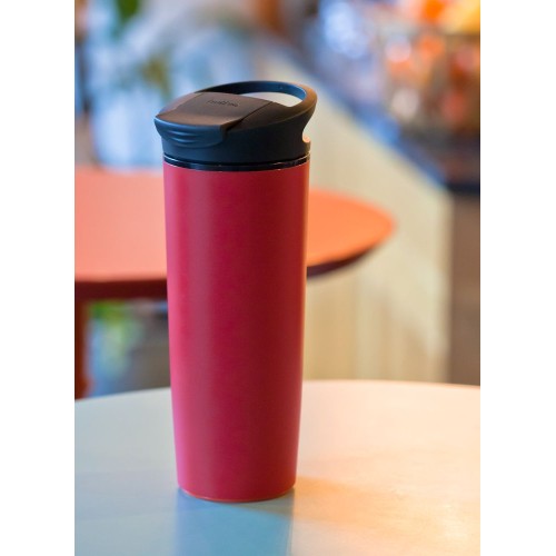 Купить Термостакан fixMug, красный с нанесением логотипа