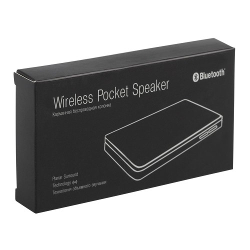 Купить Беспроводная колонка Pocket Speaker, белая с нанесением логотипа Купить Беспроводная колонка Pocket Speaker, белая с нанесением логотипа