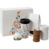Купить Набор Mug Snug с термокружкой и чаем, белый с нанесением логотипа