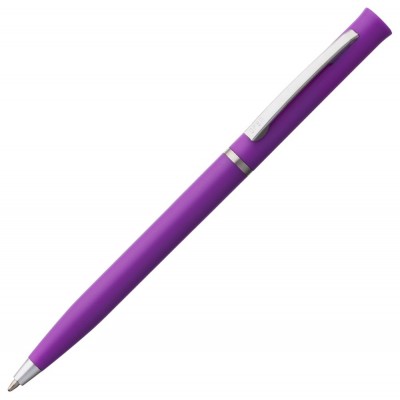 Купить Ручка шариковая Euro Chrome,фиолетовая с нанесением