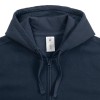 Купить Толстовка мужская Hooded Full Zip темно-синяя с нанесением логотипа