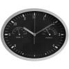 Купить Часы настенные INSERT3 с термометром и гигрометром, черные с нанесением логотипа